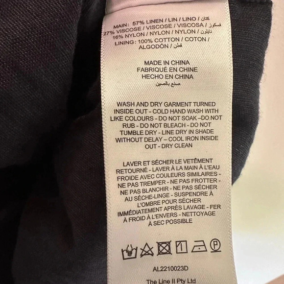 Acler Edna Linen-Blend Mini Dress sz 4 - Picture 16 of 16